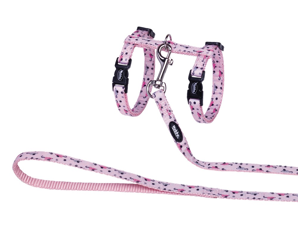 Set Ham si Lesa pentru pisici "Mouse Pink"pink